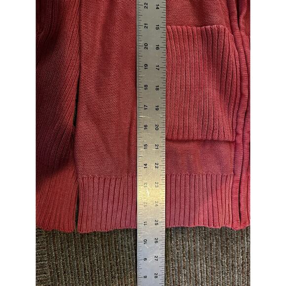 Guide Series Full Zip Sweater Pockets Ribbed Size Large Cotton High Neck Outdoor - Picture 6 of 6